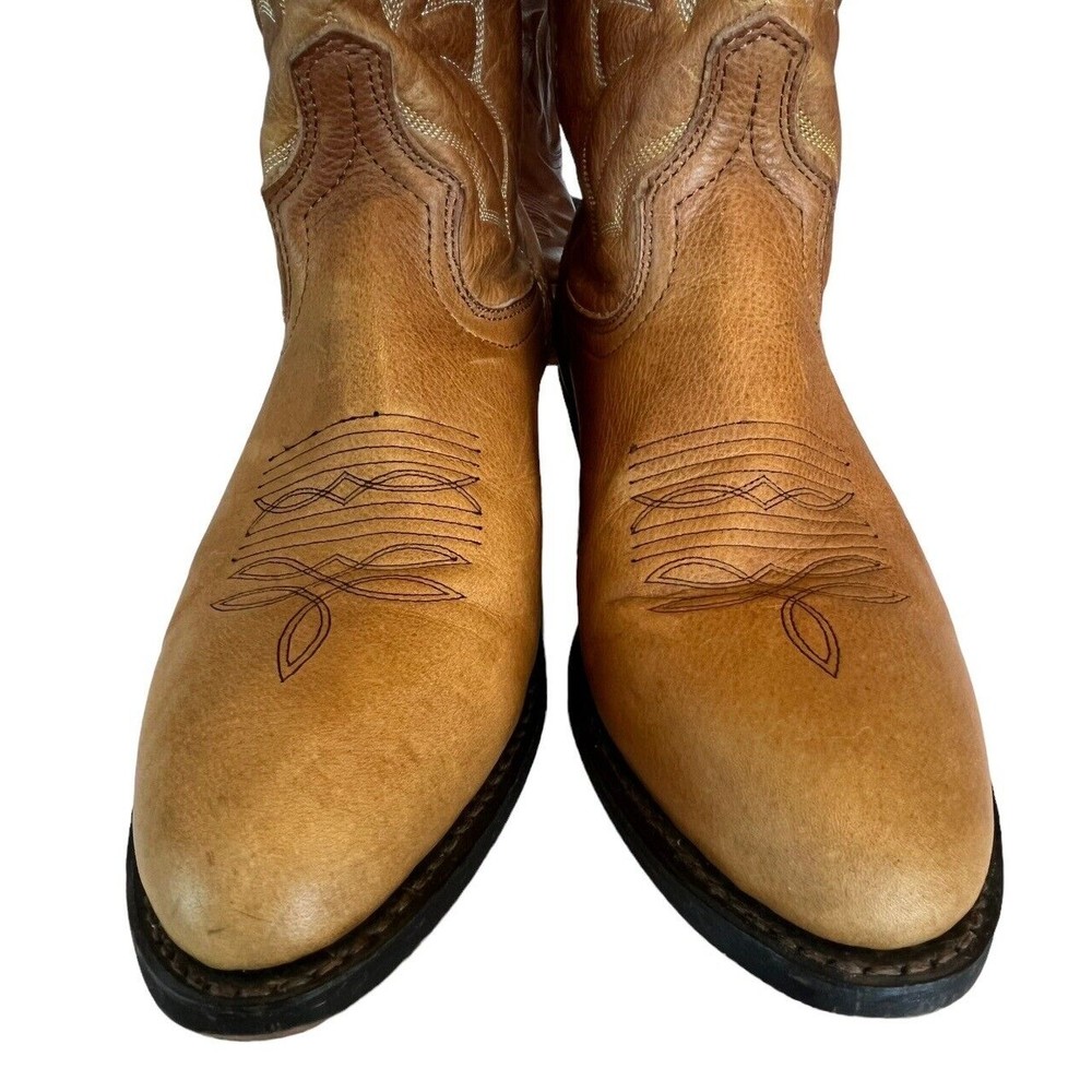 Laredo Men's Jacksonville  68372 Brown Cowboy Western Boots Sz 10.5D MB30 - Picture 2 of 7